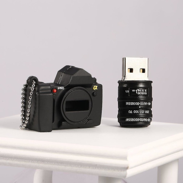 Nyankomst Black Camera 8gb USB Flash Pen Drive Memory Stick Th