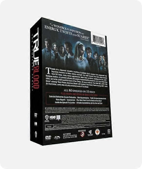[LCS]True Blood: The Complete Series Sæson 1-7 (DVD 33-Disc Box Set) Ny