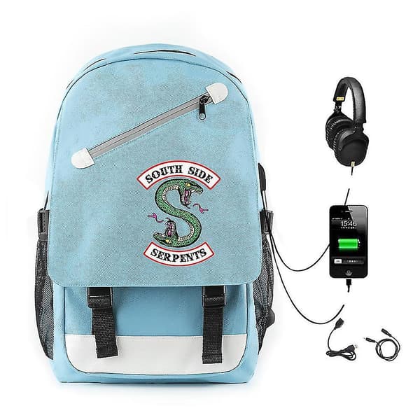 [LCS]Riverdale Slash Strap Ryggsäck Studentryggsäck (Färg-15)