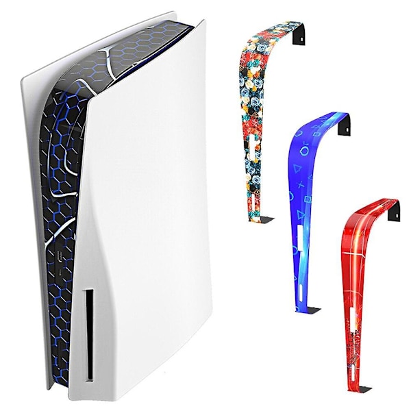 Ps5 suojakuori pelikonsolin keskiosan korvaava koristelista keskiosa-ihotarra kansi Playstation 5 -tarvikkeille Red