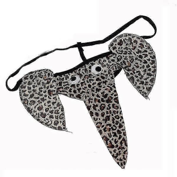 [LCS]Män Nyhet Elefant G-string Trosor Stringtrosor Underkläder Kalsonger Underbyxor Leopard One Size
