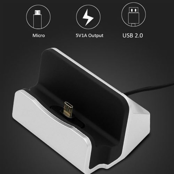 Micro USB -telakointiasema SAMSUNG Galaxy J6 -älypuhelimelle
