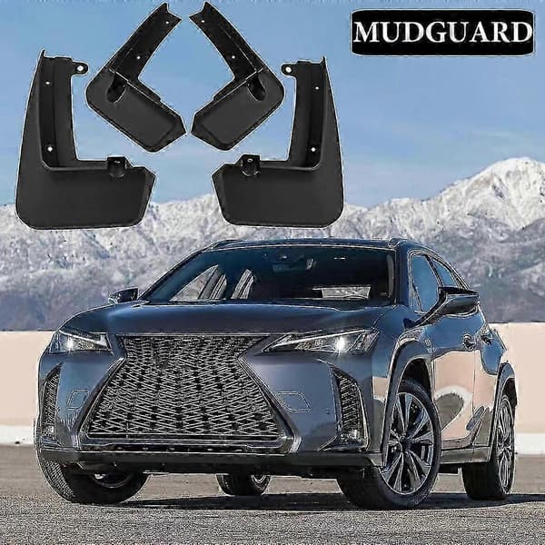 Roiskesuojat Lexus UX 2019-2023 - 4x Mud Flaps eteen ja taakse