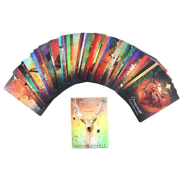 The Spirit Animal Oracle: 68 kortin pakka Englanninkielinen Tarot-korttipeli Koti Perhe