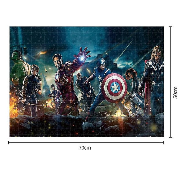 Avengers Animation Series Plane Puzzle 1000st 7050cm