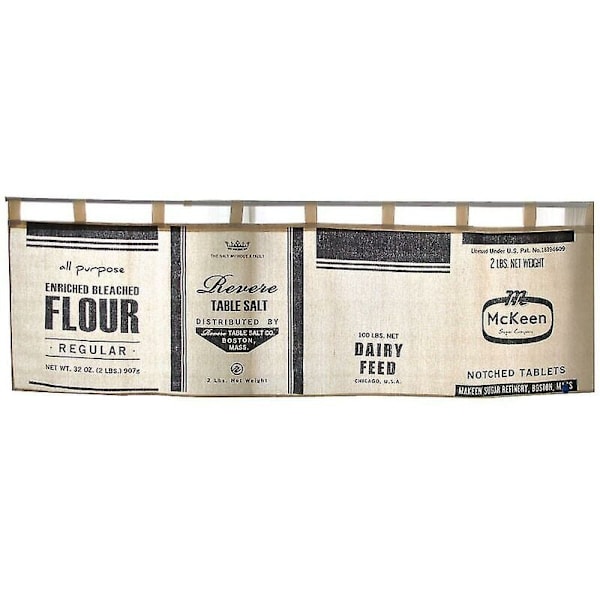 Retro Kjøkkenkapper Vindusgardiner Bomull Halvgardiner Cafégardiner