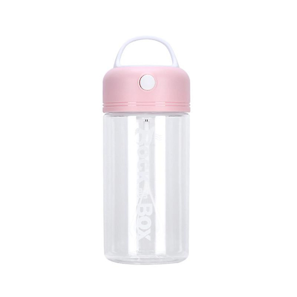 380ml Shaker Kopp Elektrisk Blender Protein Shaker Flaske Bryggepulver Bevegelse Miljøvennlig Pink Ear Drawings