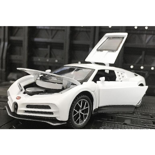 1:32 Bugatti Die Cast Legeringsbil Modell 110-årsjubileumsutgåva