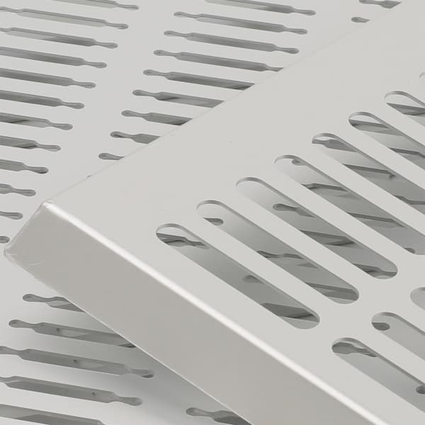 [LCS] Stor perforeret bageplade i aluminium, 40x60 cm, sikrer jævn tilberedning uden kemiske belægninger null - Style E 1.21