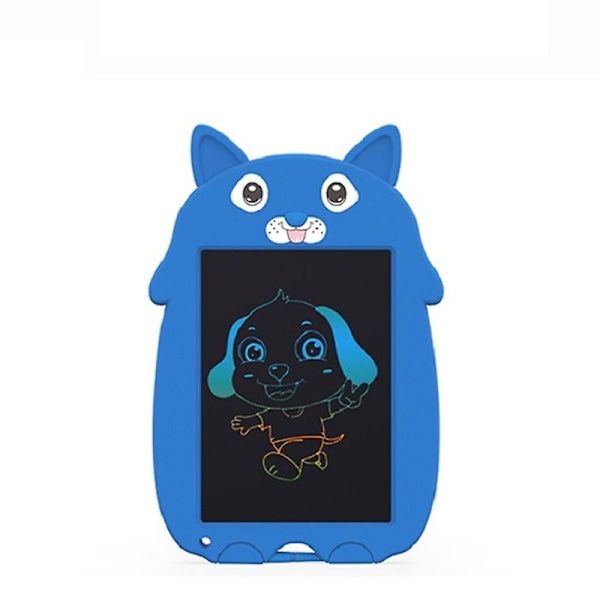 LCD-kirjoitustaulu, 8,5 tuuman piirustustaulu lasten taulut piirustelulauta Dark Blue Puppy
