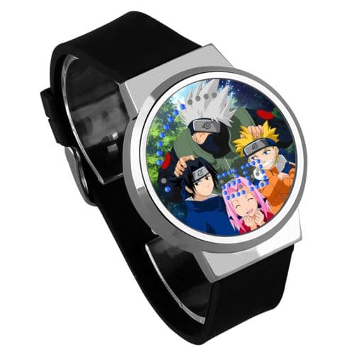 [LCS] Vanntett lysende LED digital berøringsklokke - NARUTO # 24
