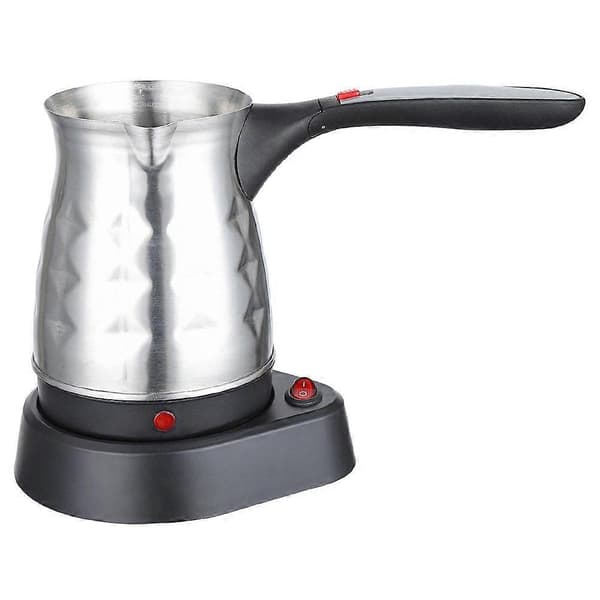 Elektrisk tyrkisk kaffemaskin 500 ml, EU-plugg Silver