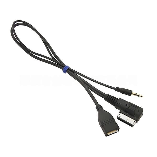 [LCS]3.5mm AUX lydkabel musik MMI interface USB-oplader til A6L A8L A3 A4L A5 A1 S5 Q5