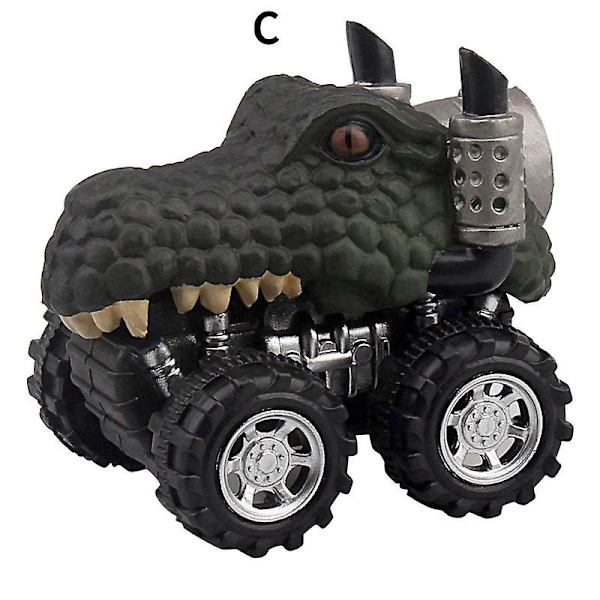Dinosaurusmalli Mini Leluauto Auton Takana Lahja D