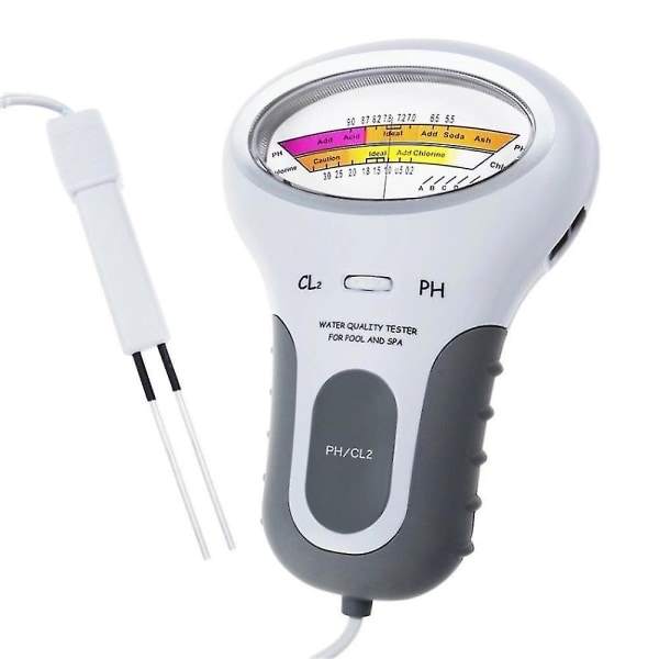 2 In 1 ph klormätare testare vattenkvalitetstestanordning mig