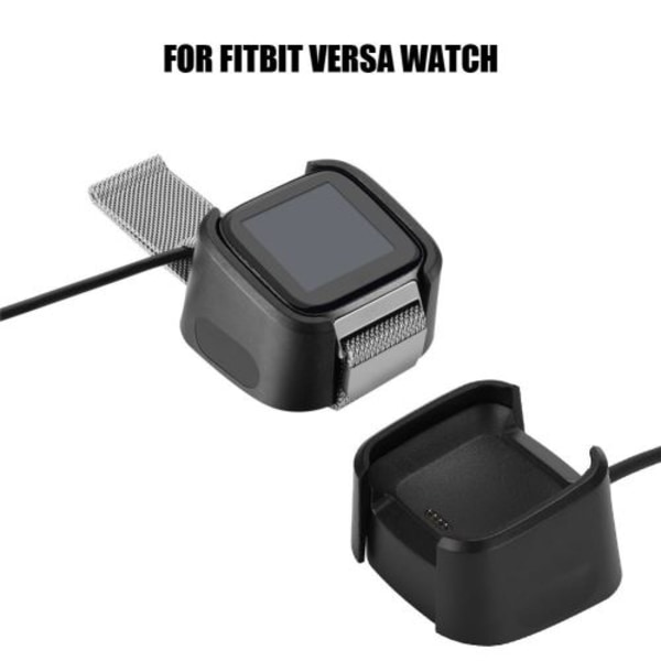 Ur-oplader til Fitbit Versa Sort