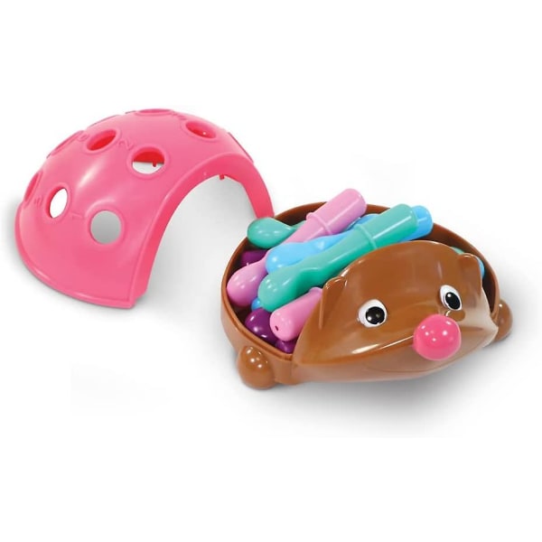 Lärresurser Spike the Fine Motor Hedgehog - rosa, sensorisk, finmotorisk leksak för småbarn