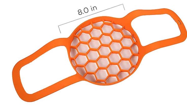 [LCS] Tryckkokarslinga Silikonbakformsslinga Kompatibel Orange Large