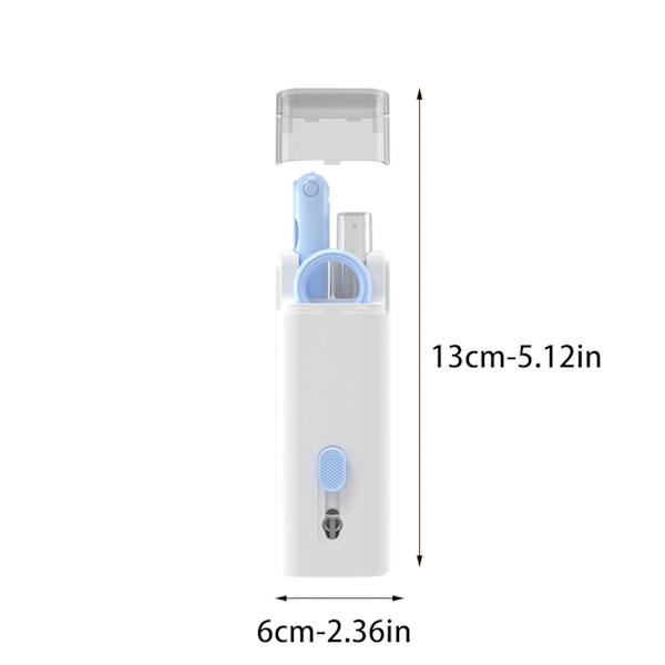 Syv-I-En Bluetooth Headset Rensepen Egnet