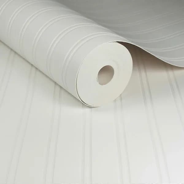 [LCS]Beadboard wallpaper white Super Fresco paintable 17267