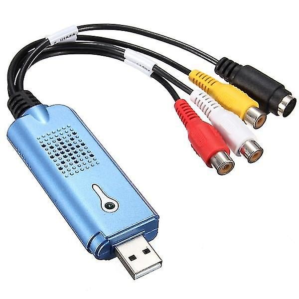 USB 2.0 Konverter Lyd Video Grabber Capture Adapter for Datamaskin NTSC PAL