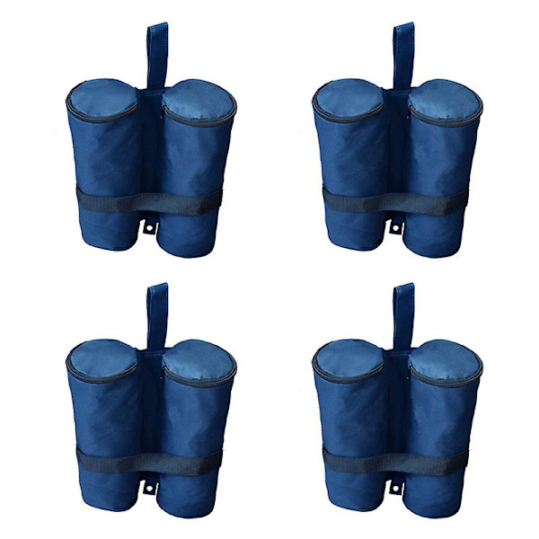1 stk. Bærbar Utendørs Camping Vindtett Paviljong Telt Fiksert Markise Sandsekk Teltstang Sandanker 4pcs