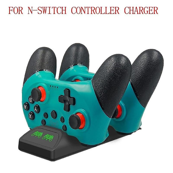 Dock mini laddningsstation för NS Nintendo Switch Pro-kontroller batteriladdare speltillbehör kontroll gamepad stativ