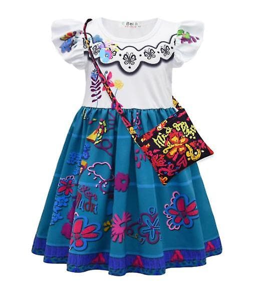 [LCS]Encanto Mirabel Kostym Barnkläder Encanto (Måste vänta 2-3 4T