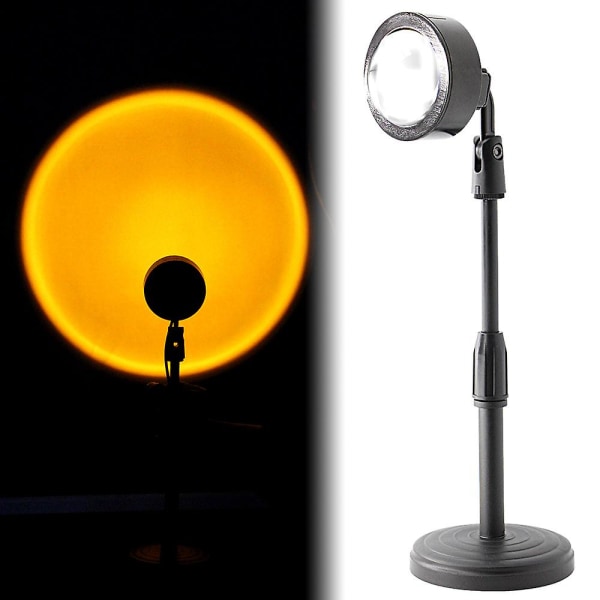 Speciel Sunset Projektion LED Lys Regnbue Gulvlampe Natlampe Til Stue Soveværelse Romantisk Sunlight