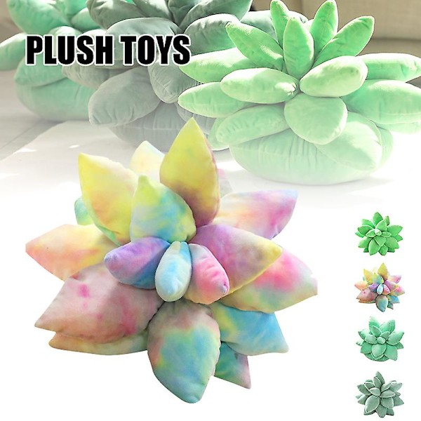 25/45 cm Tecknad Plysch Suckulent Växter Kudde Soffa Nät Röd Kudde För Kontor Hem Soffa Tillbehör Multicolour