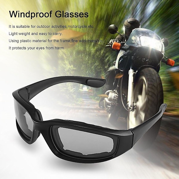 Motorcykelglasögon Vindtät Dammtät glasögonglasögon Goggles Outdo