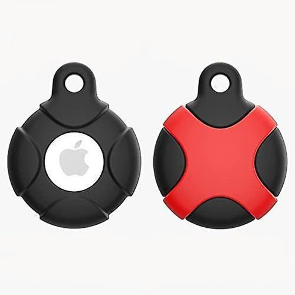 4 kpl silikonikotelo Yhteensopiva Apple AirTagin kanssa avaimenperärenkaalla