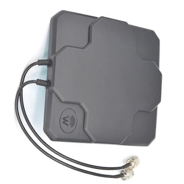 Utomhus 4G LTE-antenn Dubbelpolariserad Panel Riktad Extern Antenn N Hona Black