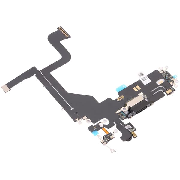 iPhone 13 Pro -latausliitännän joustokaapeli Black