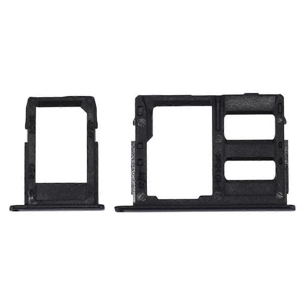 [LCS]SIM-kortbakke + Micro SD-kortbakke til Galaxy J3 (2017) / J330 & J5 (2017) / J530 & J7 (2017) / J730 Black