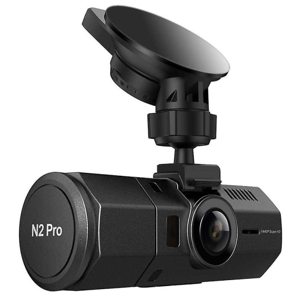 N2 Pro Dual 1080P Dash Cam, 2,5K 1440P, Bil Dash Camera Night Vi