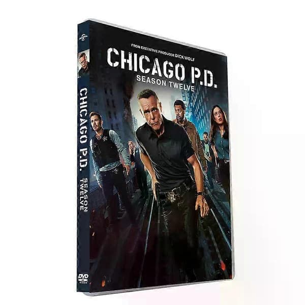 [LCS]Chicago P.D. Sesong 12 DVD, 5-disk sett, Dick Wolf-serie, engelsk lyd