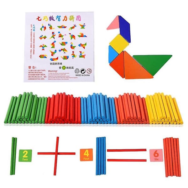 [LCS] Tre Barn Matte Puslespill Tre Barn Magnetisk Multifunksjon Digital Aritmetikk|Matte Leker