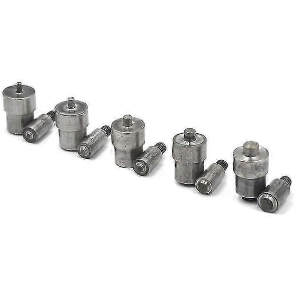 5 sett maljer grommet dies (4mm/5mm/6mm/8mm/10mm)