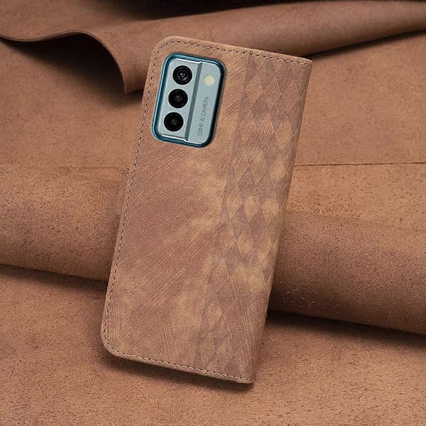 Ternet præget læderetui til Nokia G22 Brown