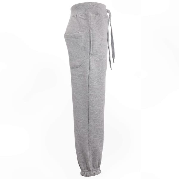 [LCS]Ensfarget unisex hettegenser med joggebukse Grey 11-12 Years