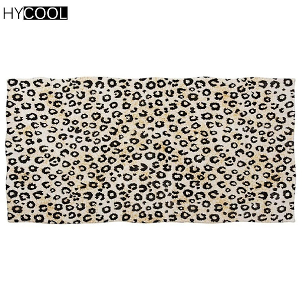 Muodikas 3D leopardikuvioinen pehmeä kylpypyyhe, mukava Hte910 75x35cm-z30