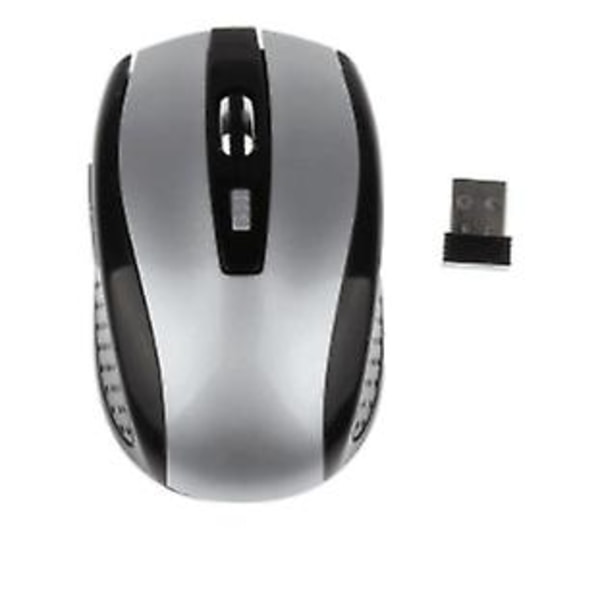 Mini 2.4 Ghz Trådlös Optisk Mus Portabel Möss Trådlös USB-mus För PC Laptop Notebook Black