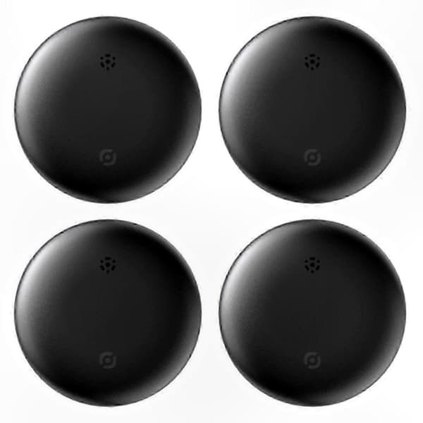 [LCS]4-pak GPS Tracker Nøglefinder til iOS, Sort, Kompatibel med Airtag