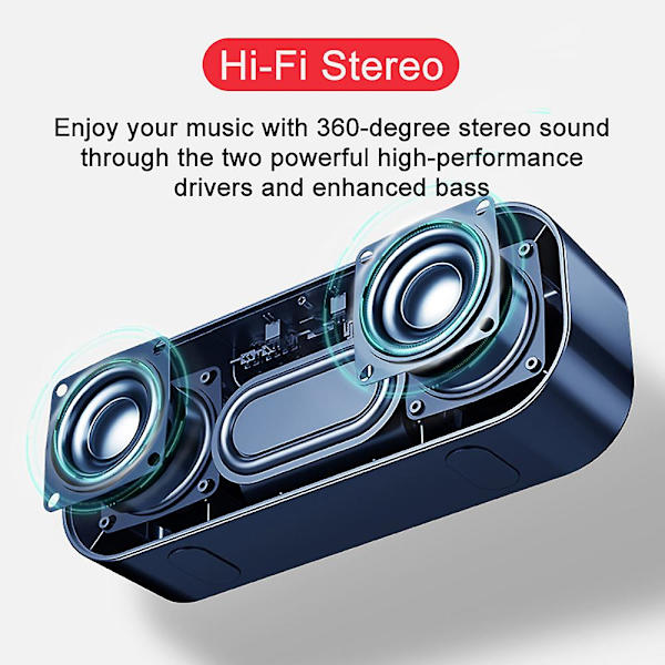 FM-radio Bluetooth-kompatibla högtalare LED Caixa De Som Amplificada Väckarklocka Alto-falantes Subwoofer Hemmabio