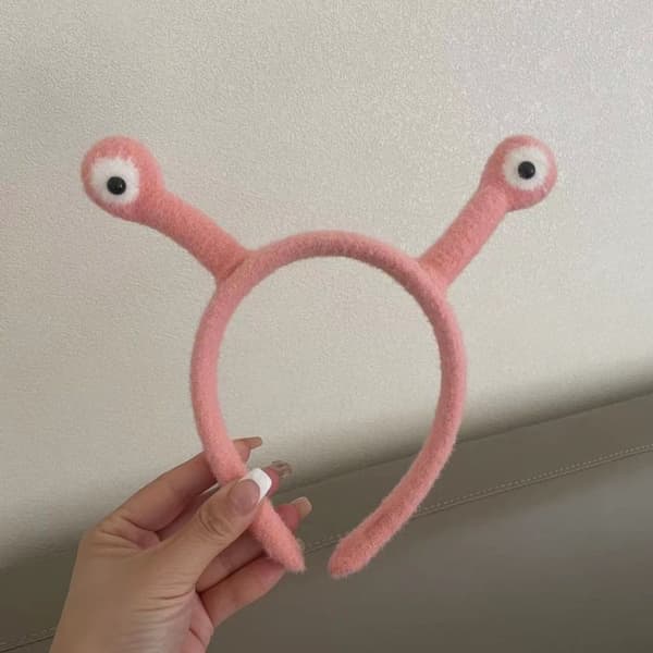 [LCS]Snegle-diadem til ansigtsvask PINK Pink