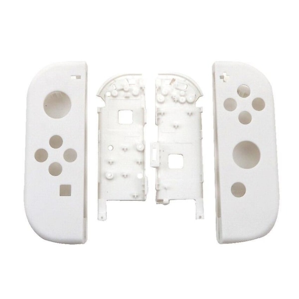 Yuxi plast vänster höger hölje cover för nintend switch ns nx joy con joycon controller case White