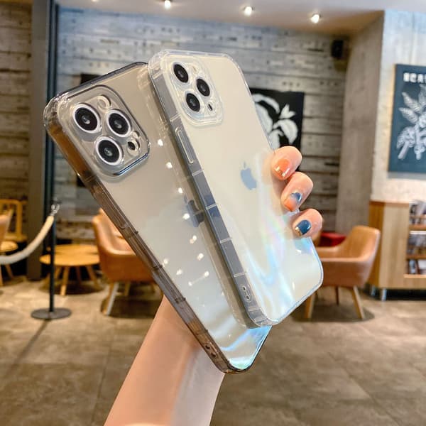 [LCS] iPhone 13 Pro -puhelinkuori - läpinäkyvä silikonisuoja