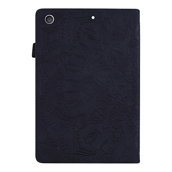 Præget Foldbar PU Læder Tablet Case Til Apple Ipad Pro 10.5\" 2017 black