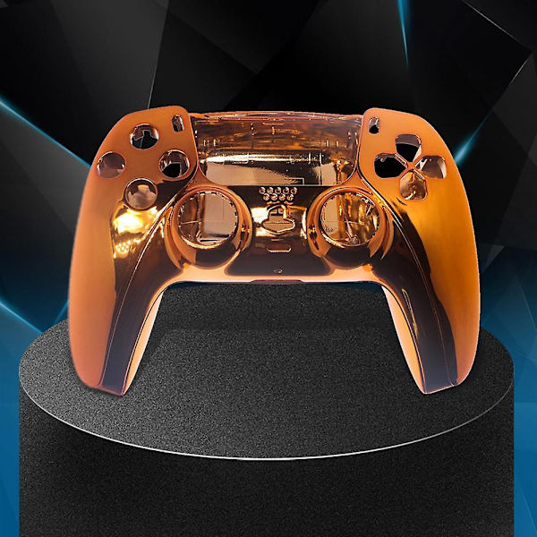 Skyddande skal ABS-fodral för Sony Playstation 5 för PS5 tillbehör handkontroll skydd gummi skal för PS5 joysticks Gold